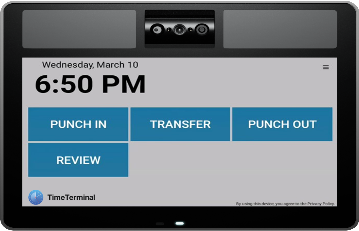 IrisID IT100 time clock image